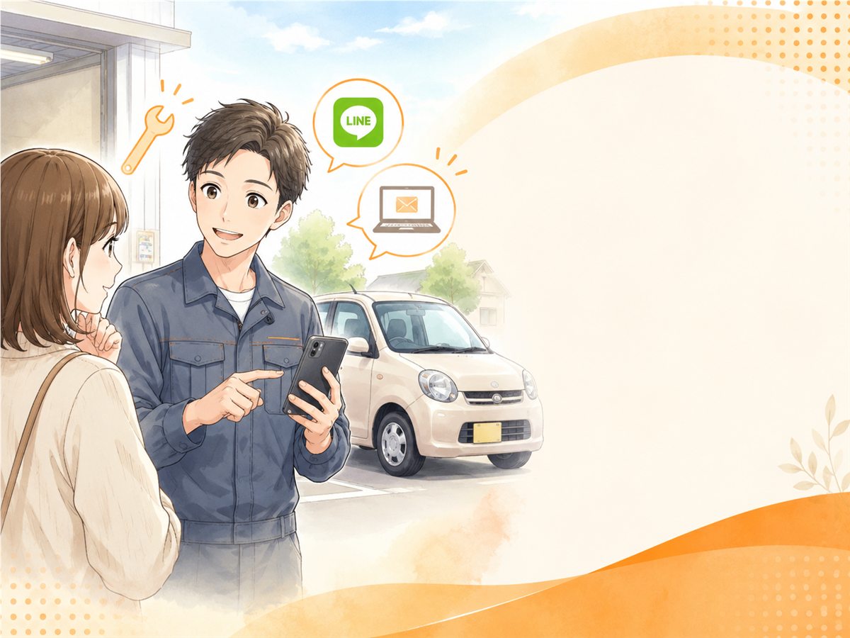 LINEで車の相談ができる案内
