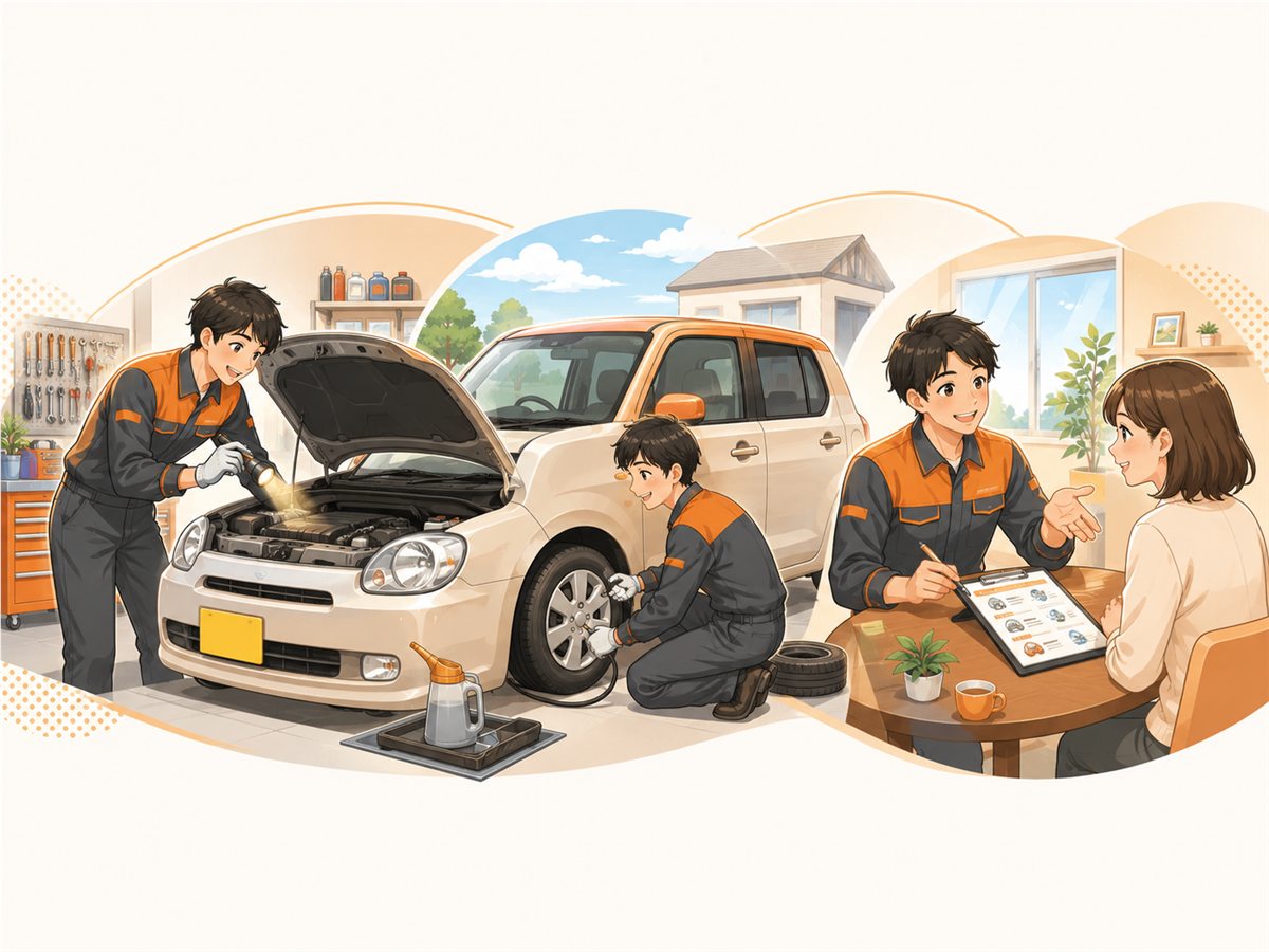 車検や整備のサービス紹介